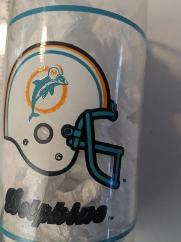 Vintage NFL Miami Dolphins glass - Mobile Cover