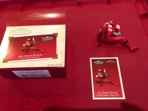 RED POWER RANGER Ninja Storm 2003 Markenzeichen Ornament - COOL! - Bild 1 von 10