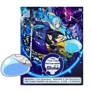 DVD That Time I Got Reincarnated As A Slime Season 1+2+Diaries+ 5OVA + 3 Special - Picture 1 of 8