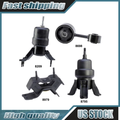 Juego de 4 piezas de montaje delantero, delantero derecho, trasero y transmisión para Toyota Camry 2,0 L Foto 1 de 4