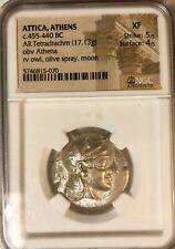 Ngc Ancient Athens Greek Early 455Bc Tetradrachm Athena Owl Truly Lovely Coin