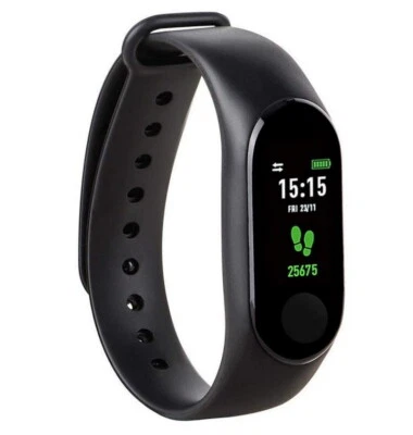 Kounga FitPro Tonic Aktivitätstracker Fitnesstracker Sport Tarcker Armband black - Bild 1 von 4