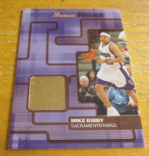 Mike Bibby 2007-08 Bowman Relics Bronze #MB #'d 28/50 Card NBA Sacramento Kings