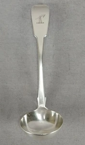 William Cummins Dublin Armorial Crest Sterling Silber Schöpfkelle um 1833 B - Bild 1 von 9