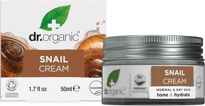 Dr. Organic Snail Cream 50ml For Normal and Dry Skin Tone and Restore - Image 1 of 4