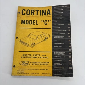 Ford Cortina 1973 modelo C piezas e ilustración catálogo - Imagen 1 de 7