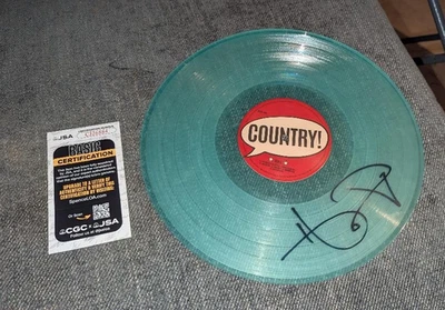 Hardy Country Country Signed RECORD ALBUM JSA COA AUTOGRAPH - Image 1 of 3