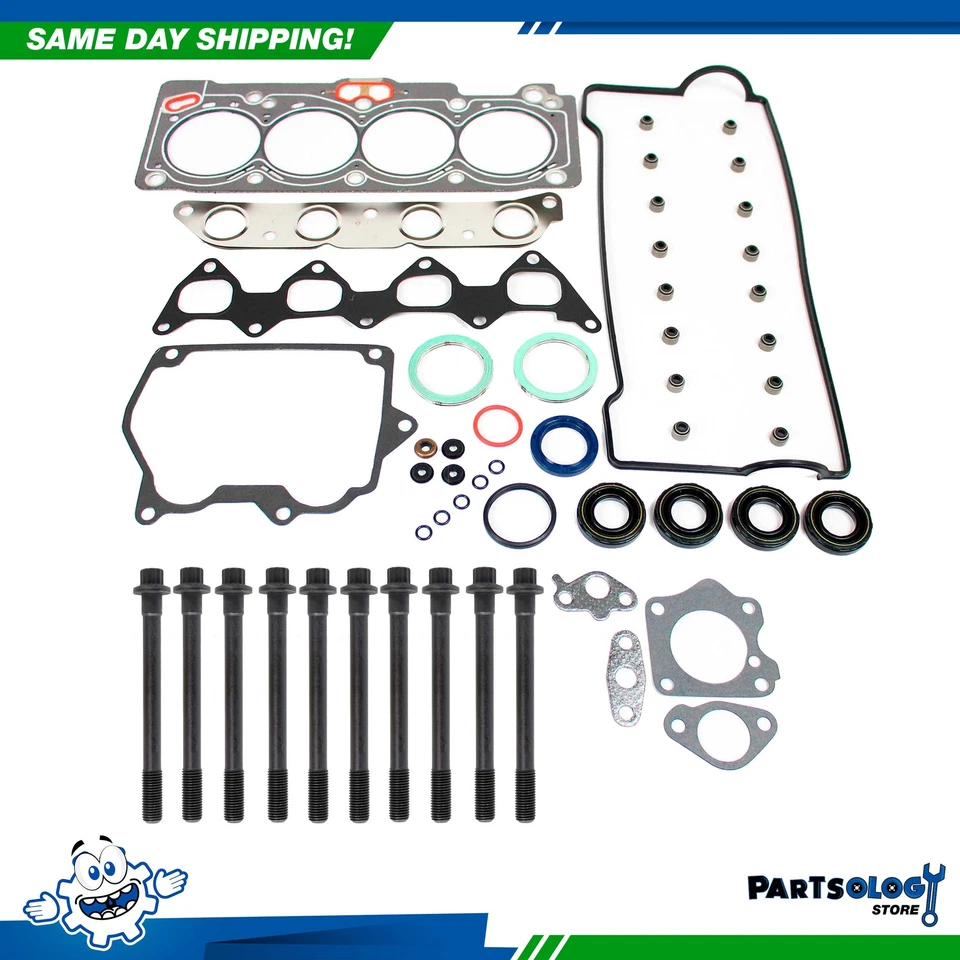 DNJ HGB945 气缸盖套件带头螺栓套件适用于 93-97 Geo Prizm 1.6L L4 DOHC — 第 1/3 张图片