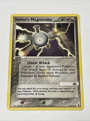 Pokemon HOLON'S MAGNEMITE 70/113 Common (2005 Delta Species) LP/NM - Image 1 of 2