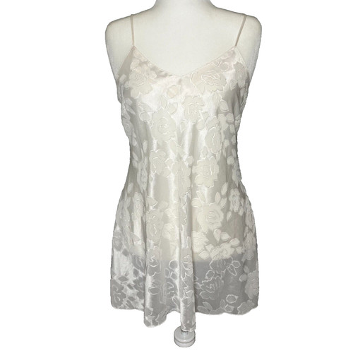 UNDERCOVER Victorias Secret Vintage Chemise Abito Slip Lingerie Pizzo Fiocco Anni 90 Civetta Delicato L