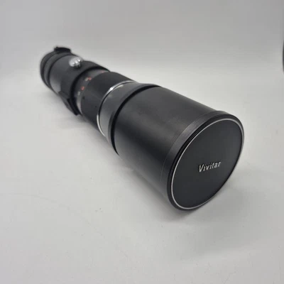 Vivitar Auto 400mm 1:6.3 Telephoto Lens,  Cap AND CASE Very Clean Carmex 720 1A  - Image 1 of 4
