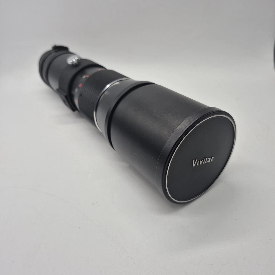 Vivitar Auto 400mm 1:6.3 Telephoto Lens,  Cap AND CASE Very Clean Carmex 720 1A  - Image 1 of 4