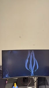 ASUS Gaming VG27WQ 27” Curved Monitor - Broken Screen / Working Speakers & Power - Picture 1 of 3