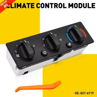 Q21-6119 A/C Heater Climate Control Module Panel Switch For Peterbilt Truck - Image 1 of 4