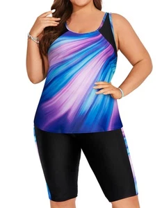 Bathing Suit Plus Size Women Tummy Control Plus Size Swimsuit for Women Tummy... - Picture 1 of 5