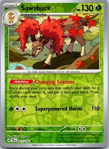 Sawsbuck 017/162 - Temporal Forces Reverse Holo| Mix&Match - Picture 1 of 2