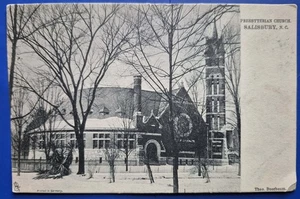 Salisbury,  NC.  Presbyterian Church  - 1900s Tucks Postcard - Picture 1 of 2