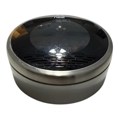 Nest 1st Gen Learning Thermostat 01A T100577 Silver/Black Stainless Steel Wi-Fi - Image 1 of 4