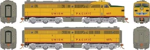Rapido 23066 HO Alco PA2 - PB2 Set - Standard DC Union Pacific #607, 607B - Picture 1 of 1
