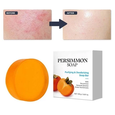 Persimmon Deodorant Soap Remove Bad Body Odor Men & Deodorizing; Women Y1F4 - Image 1 of 4