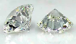 Pair Of Loose CVD Lab-Grown Diamond 4 Ct Round 8.50 mm Color D - IF Certified - Picture 1 of 2