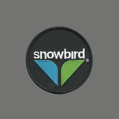 HAPPY WOOD PRODUCTS Snowbird Utah Patch – UT Patch – Utah Souvenir – Travel Patch 3" Travel Gift