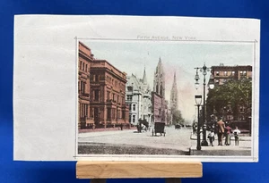 Beardsley's Souvenir Card NYC Fifth Avenue, New York Postcard Unposted - Picture 1 of 6