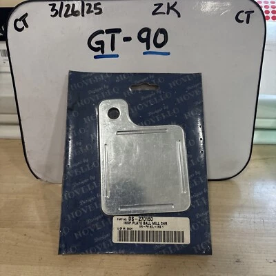 Placa adhesiva de inspección cromada Novello montaje lateral cromada - DS-270150 Foto 1 de 2