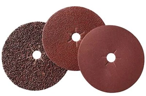 Disco carta abrasiva supporto foro circa 178 mm x 22 mm P36 - P120 grana - Foto 1 di 7