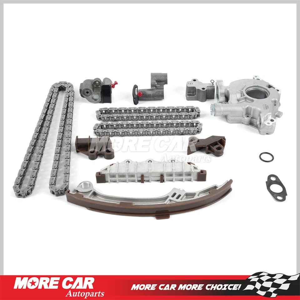 Kit de cadena de distribución bomba de agua para 01-04 Nissan Pathfinder Infiniti QX4 3,5 L VQ35DE Foto 1 de 4