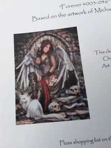 Craft Counted Cross Stitch Pattern White Willow Stitching Forever - Picture 1 of 2