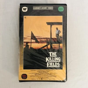 The Killing Fields VHS Warner Clam 1985 Sam Waterston HTF Vintage Original PF - Picture 1 of 6