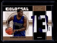 2010-11 National Treasures Colossal Patch Tyreke Evans 02/10 Sacramento Kings