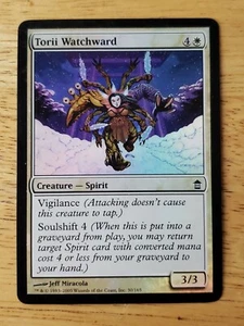 1 tarjeta coleccionable de lámina Magic The Gathering Torii Watchward Saviors of Kamigawa Magic The Gathering - Imagen 1 de 4