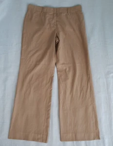 Isaac Mizrahi Pants Womens 14 Regular 35x31 Boot Brown Stretch High Rise Office - Picture 1 of 14