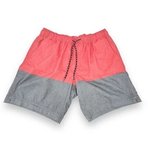 CYA Halfway 2 Tone Gray And Red Boys Shorts L - Picture 1 of 7