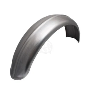 6'' Steel Ribbed Rear Fender Raw Rolled Edge For Harley Chopper Bobber Custom - Picture 1 of 7