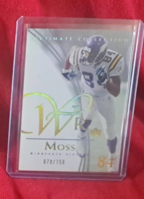 2003 Upper Deck Ultimate Collection /750 Randy Moss #38 HOF - Image 1 of 2