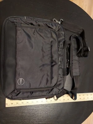 Black/Gray Dell Professional Briefcase 15" Laptop Padded Case Bag  - Image 1 of 4
