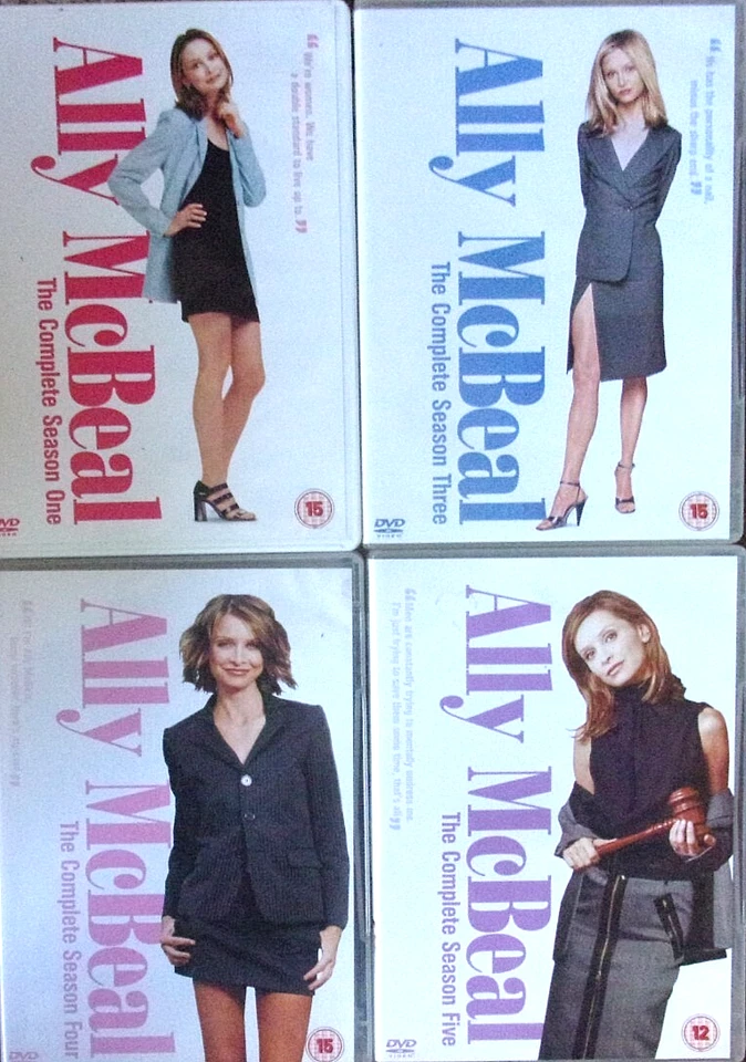 Ally McBeal - Complete Seasons 1/3/4/5 (DVD, 2008) - Image 1 of 1