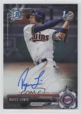 2017 Bowman Draft Chrome Draft Pick Auto Royce Lewis #CDA-RL Auto