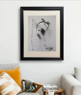 Marc Chagall Hand-Signed Original Print With COA and +$3,500 USD Appraisal - image 1 of 4