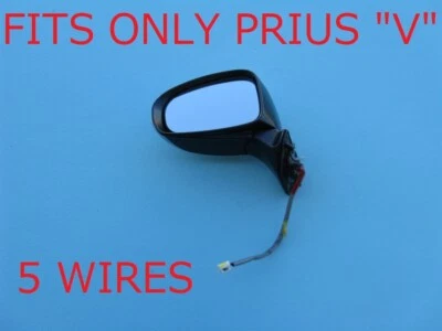 12 13 14 15 16 17 TOYOTA PRIUS V ESPEJO RETROVISOR IZQUIERDO LADO CONDUCTOR USADO PLATEADO Foto 1 de 4