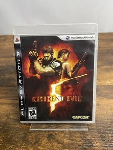 Resident Evil 5 (PS3, 2009) *CIB* Great Condition* Black Label - Picture 1 of 5