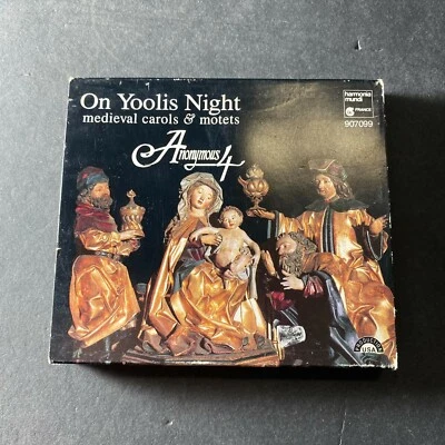 ANONYMOUS 4 On Yoolis Night: Medieval Carols & Motets CD 1993 Harmonia Mundi Foto 1 de 4