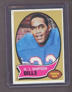 1970 Topps Football #90 O.J. Simpson Buffalo Bills RC Rookie HOF