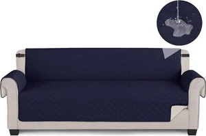 TAOCOCO Sofa Covers 3 Seater, Waterproof (Dark Blue) condition new, scruffy pack - Picture 1 of 1