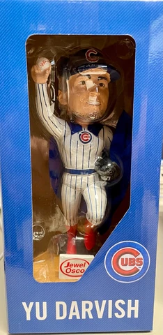 Chicago Cubs Yu Darvish Bobblehead "Super-Yu" Season Ticket Holder Gift NEW Cover