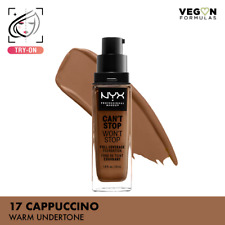 NYX Professional Makeup Can't Stop Won't Stop Full Coverage Foundation 30ml (FS)