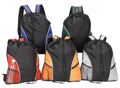 Nueva mochila ligera deportiva fitness senderismo viaje al aire libre escuela cordón Foto 1 de 2